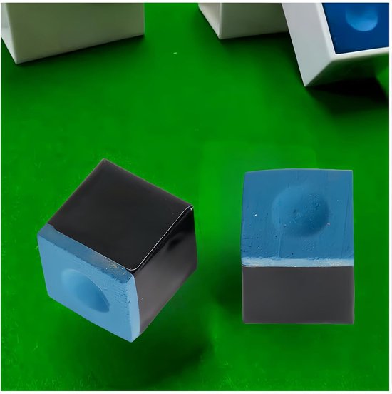 24 Stuks Billiard Chalk - Standaard Pool Krijt voor Billiard Queues, Antislip en Duurzaam, Ideaal voor Professioneel Gebruik — afbeelding 5