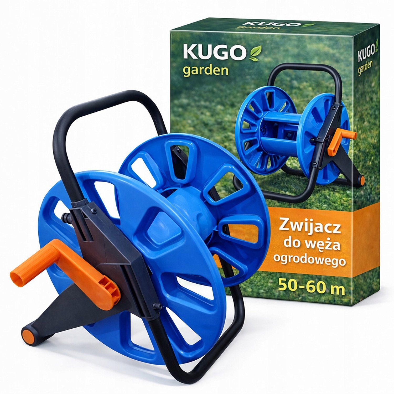 Tuinwaterslangwagen 50-60m - Handige oproller voor uw tuin