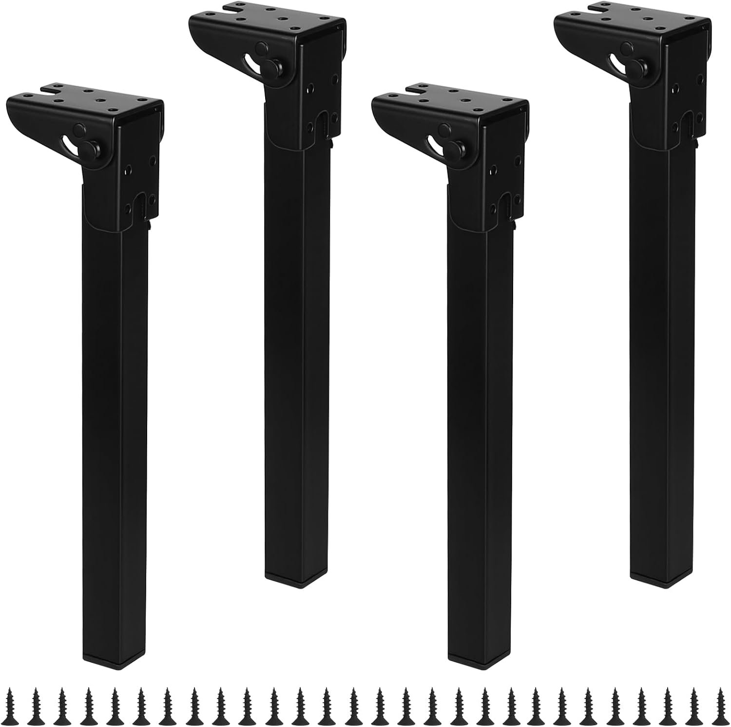Dailygoods - Klappoten voor Tafel - Meubelpoten Stabiel - 30 cm Hoogte - Reservepoten voor Meubels - Ideaal voor Tafels en Bureaus