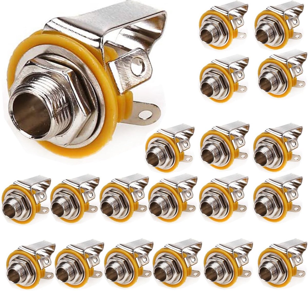 Jackplug 1/4 inch - stereo aansluiting - voor solderen - ideaal voor microfoon en audio - ShopVlot