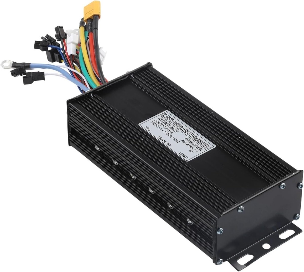 48V-72V Brushless Motor Controller Aluminum Heat Dissipation Three-Mode Electric Bike Controller With 02OMD Protocol - ShopVlot