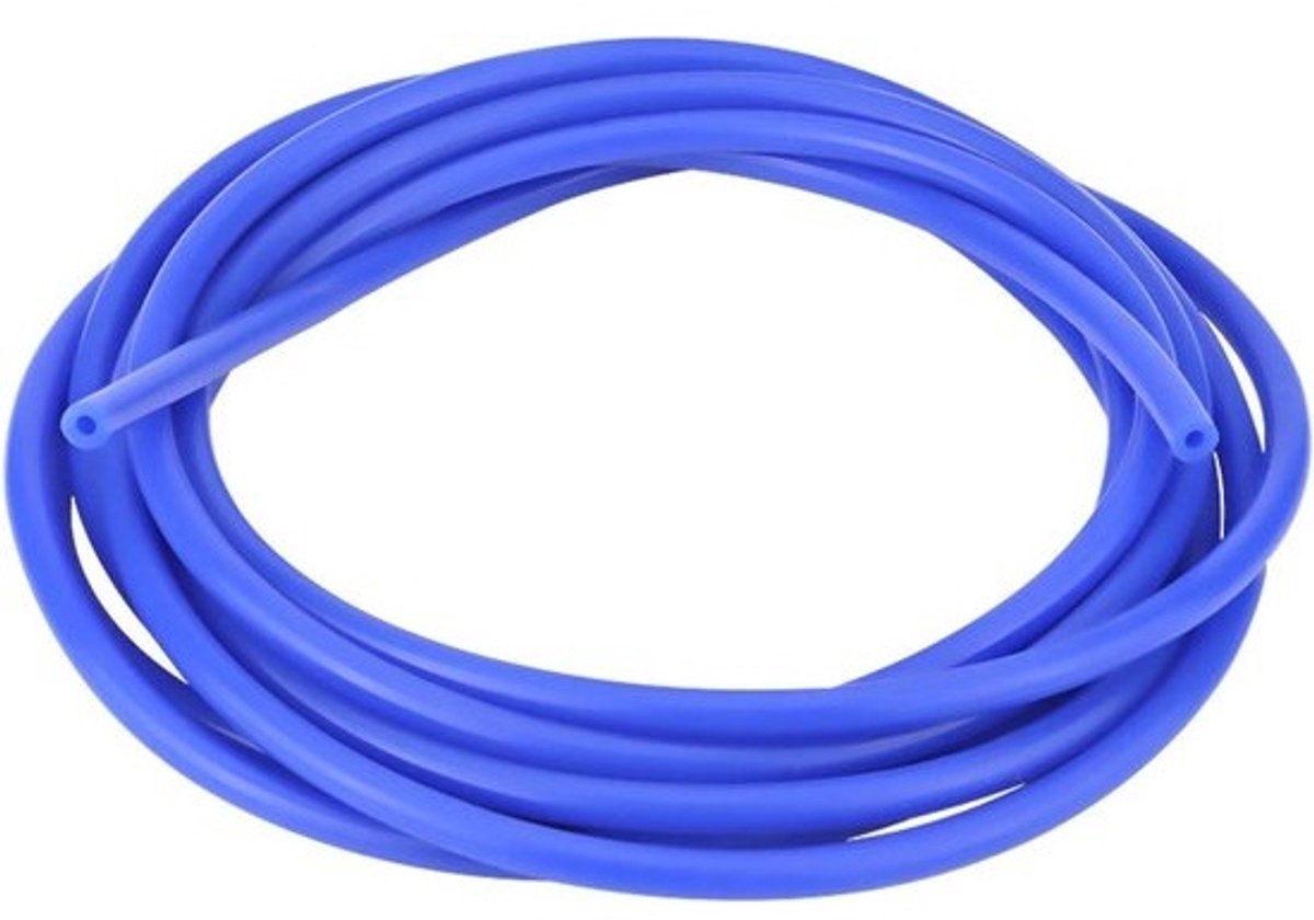 Dailygoods - Siliconen vacuümslang 5 meter - Hoge temperatuur buis - Universele toepassing - Luchtpomp - Turbo vacuümfittingen - Blauw - Vacuümbuis