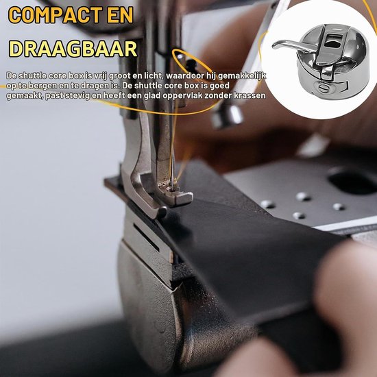 2 Stuks Universele Spoelcapsules voor NaaiMachines, Vervangonderdelen voor Singer, Brother en Meer, Geschikt voor Diverse Naaiwerkzaamheden — afbeelding 4