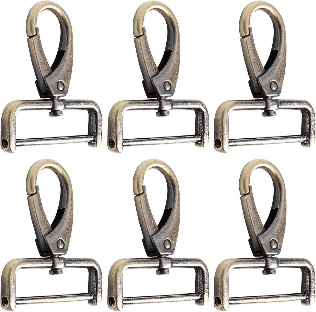 6 stuks D-ring afneembaar, karabijnhaak voor tassen, tasaccessoires