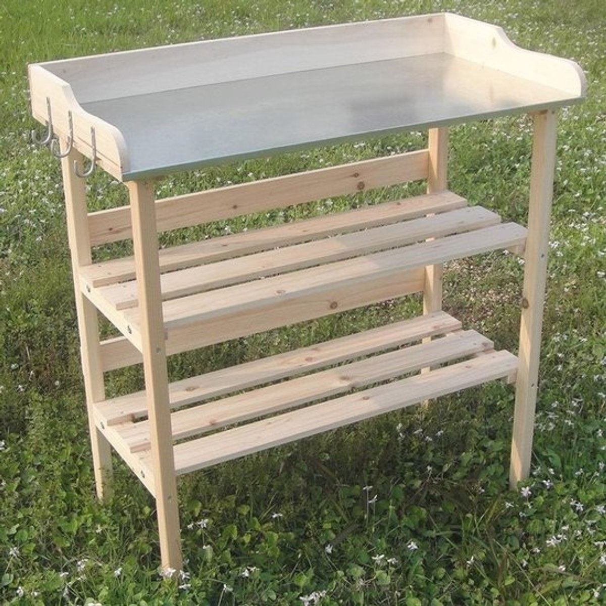 Houten planttafel - Voor de tuin - Planten organiseren - Planten beschermen