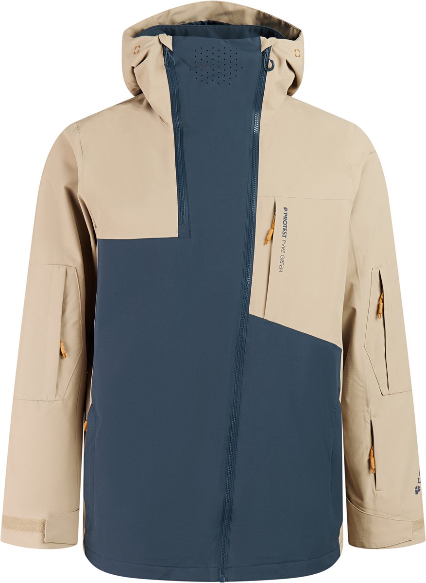 Protest PRTBossy Skijas Heren Waterkolom 20K Skipasvak Winterjas Marineblauw