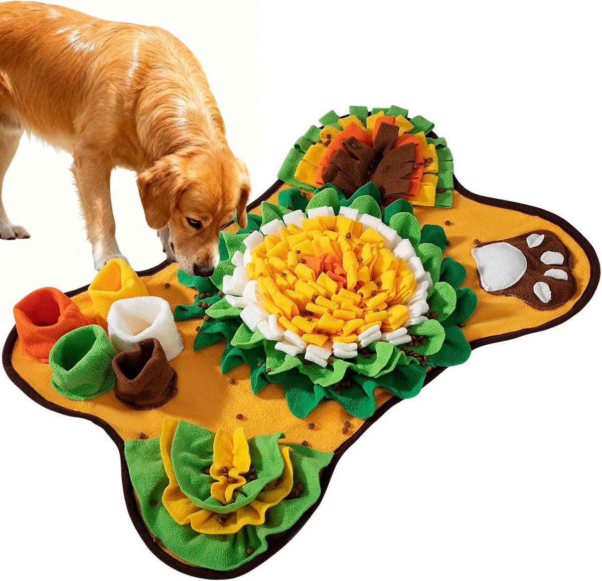 snuffing rug dog with non-slip puppy training mat for small and large dogs - ShopVlot