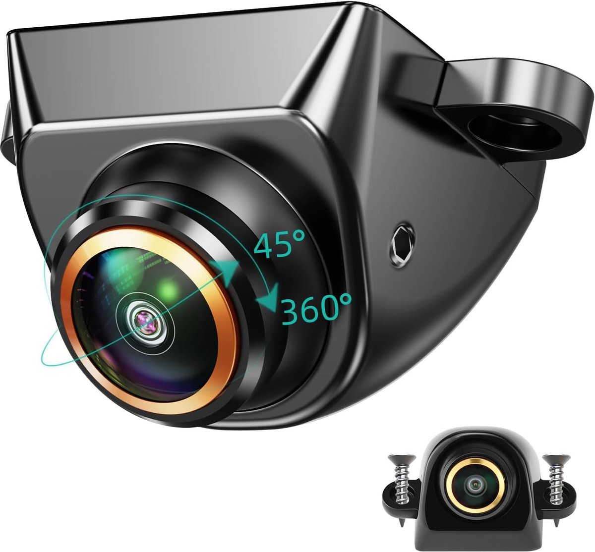 SnelShoppen - AHD 1080P Achteruitrijcamera - 170 Graden Hoek - IP68 Waterproof - Hoge Resolutie 1920x1080P - Voor Auto Monitors en Radio