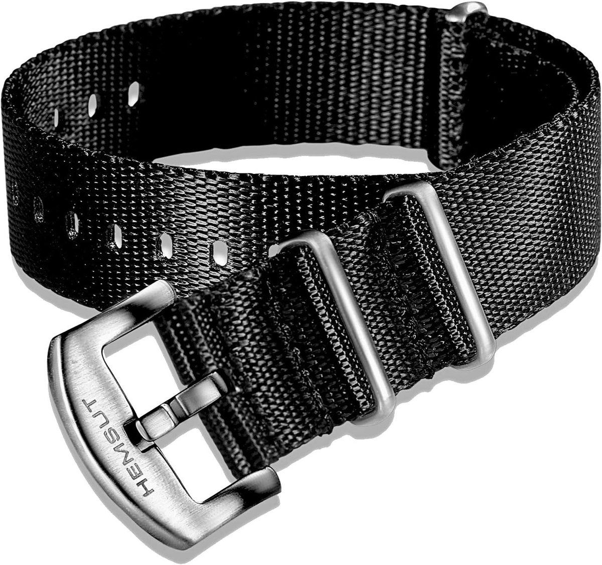Nato Bracelet, Seat Belt Watch Band for Men and Women, High Quality Soft Nylon Watch Straps with Brushed Heavy Duty - ShopVlot