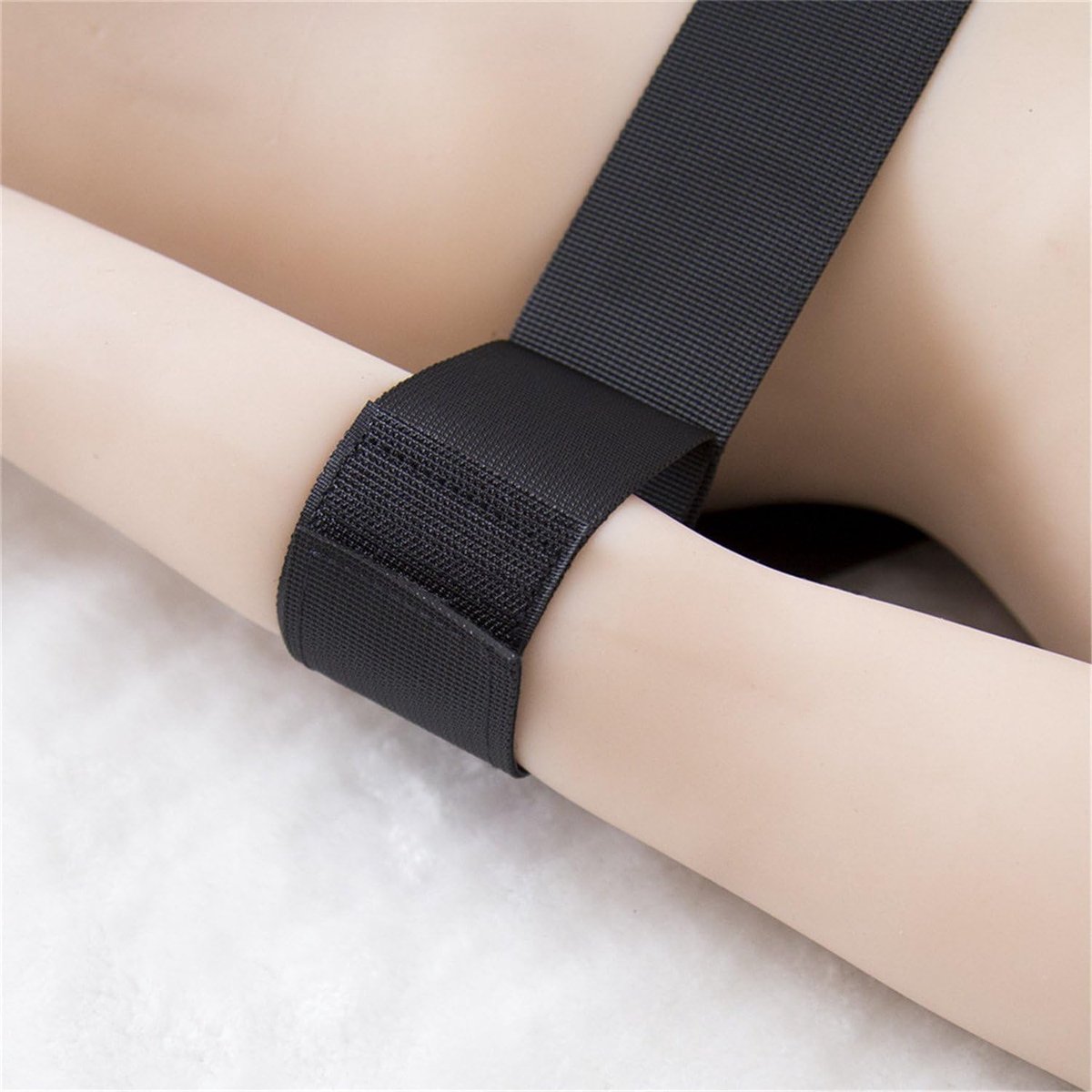 Handcuffs Handcuffs and Waist Cuffs, Boowhol Bondage Sets Adjustable Waist Handcuffs, Nylon SM Toys - ShopVlot