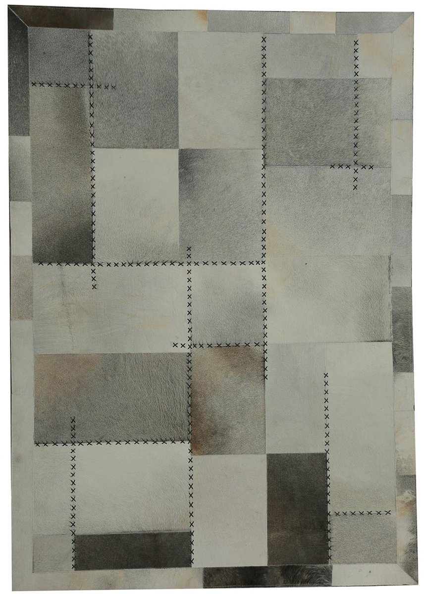 Dutch XXL Leren Vloerkleed | Tapijt | Mystic | Geometrisch | Multikleur | 80x150 cm