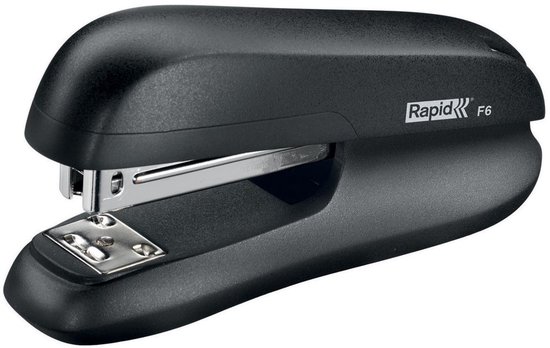 Zwarte Rapid F6 nietmachine.
