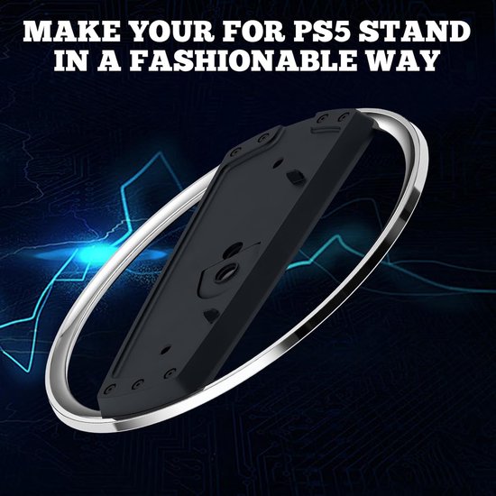 Houder voor PS5 Slim: Standaard voor Playstation 5 Discs en Digital Console — afbeelding 3