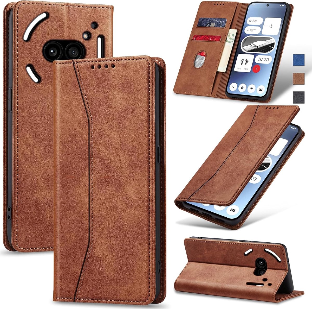 Hoesje voor Nothing Phone 2a,Bruin