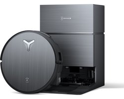 ECOVACS DEEBOT X11 PRO OMNI Robotstofzuiger – 19.500 Pa – PowerBoost snelladen–OZMO roller dweil –ZeroTangle 3.0 anti-haarwikkel –AI vlekdetectie 2.0 – OMNI 2.0 station Zelfreinigend – TruePass 4WD klim– voor harde vloeren en tapijt-Zwart