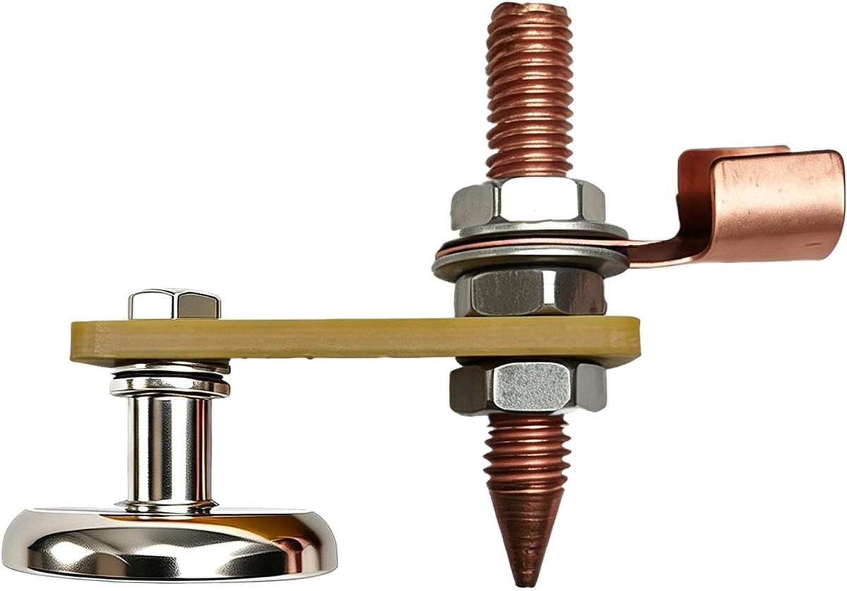 Magnetische Aardklem, Metaalbewerking Lassen Magneetkop Sterke Magnetische Grondklem Ondersteuningsgereedschap, Voor Reparatie Van Plaatwerk In de Auto-Industrie