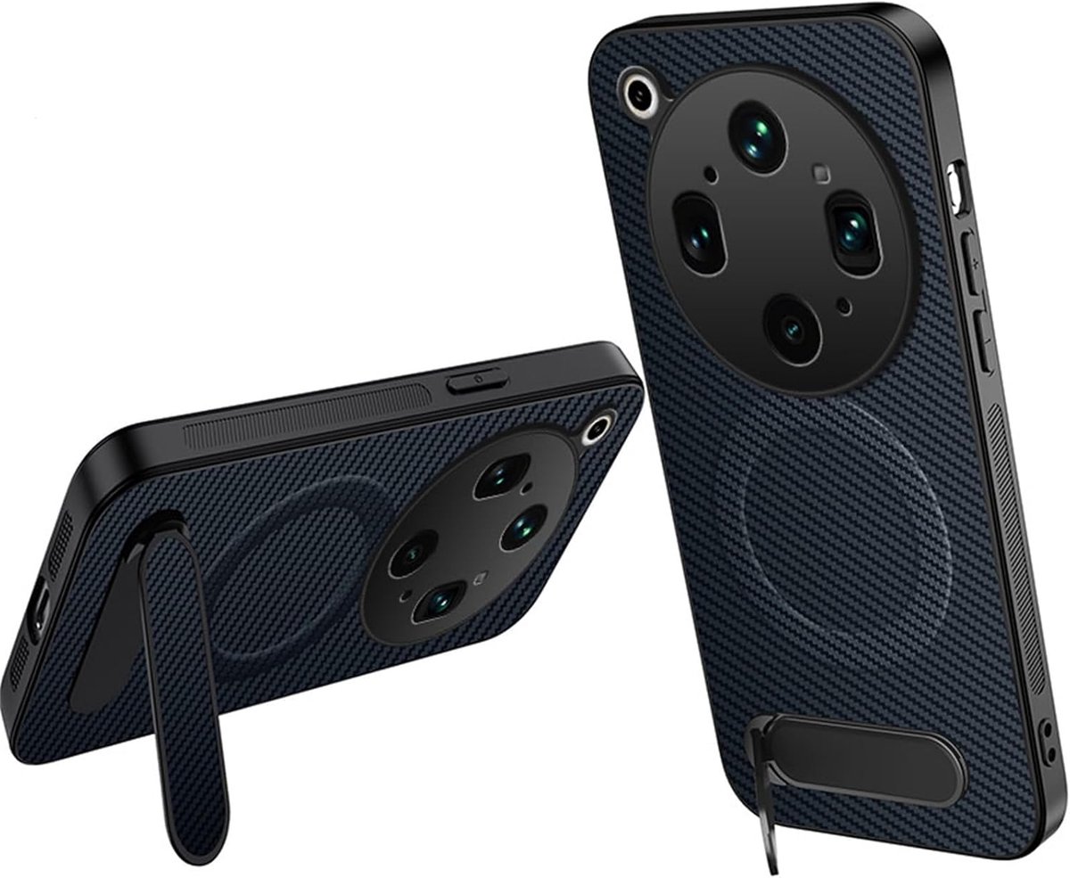 Hoesje voor Oppo Find X9 Ultra, compatibel met Mag-Safe, ultradunne magnetische hoes ondersteunt draadloos opladen voor Oppo Find X9 Ultra-donkerblauw