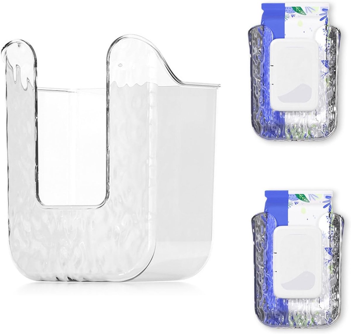 Praktische Opbergdoos voor Natdoekjes en Tissue - Wandhouder voor Badkamer, Keuken en Slaapkamer - Handige Dispenser voor Organisatie en Ruimtebesparing
