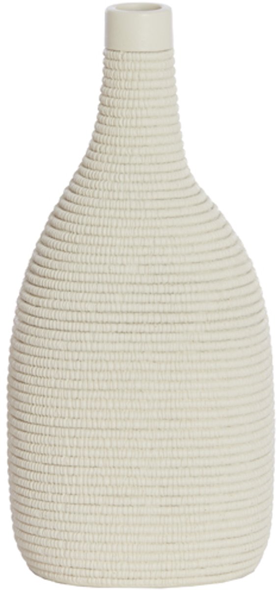 Light & Living Vaas YOUNA - 16x12x33cm - Wit