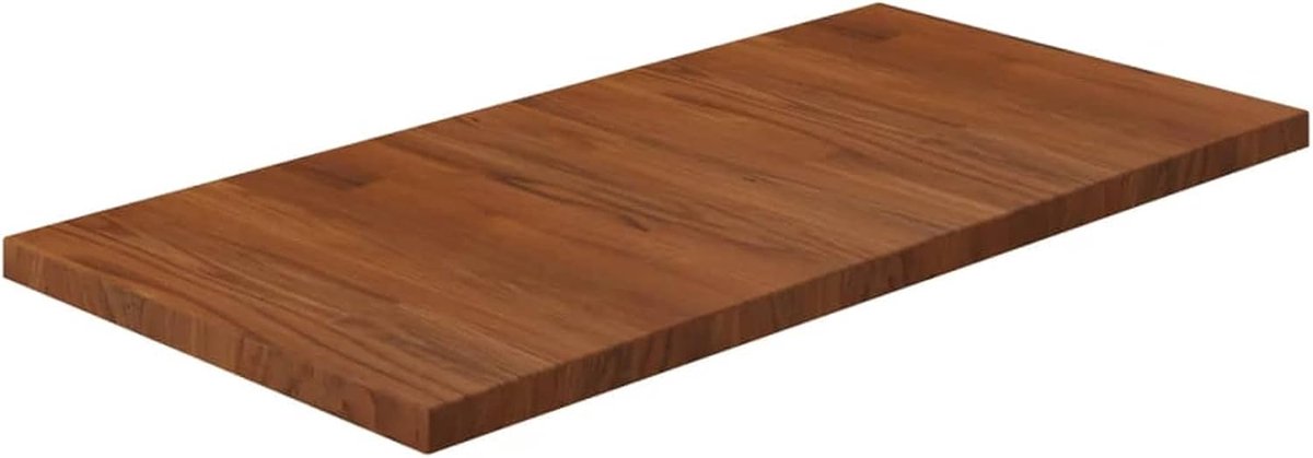 Tafelblad, rond, vierkant, rechthoekig, tafelblad, tafelblad voor bureau, eettafel, salontafel, tafelblad, tafelblad van hout, 80 x 40 x 2,5 cm