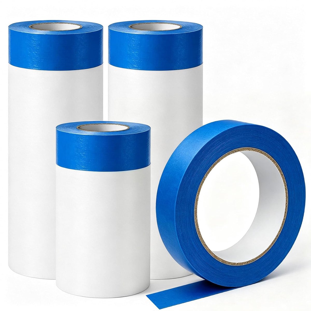 Beschermfolie met plakband (55+140+270cm) + schilderstape 25mmx50M-82QM schilder