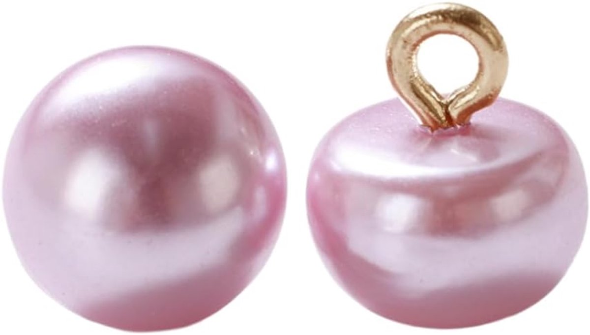 Knopen met oogje, halve bolknopen 10 mm, oogknopen, decoratieve knopen voor naaien en knutselen van decoraties, reserveknoppen voor doe-het-zelf trui, kleding, mantels, hemd