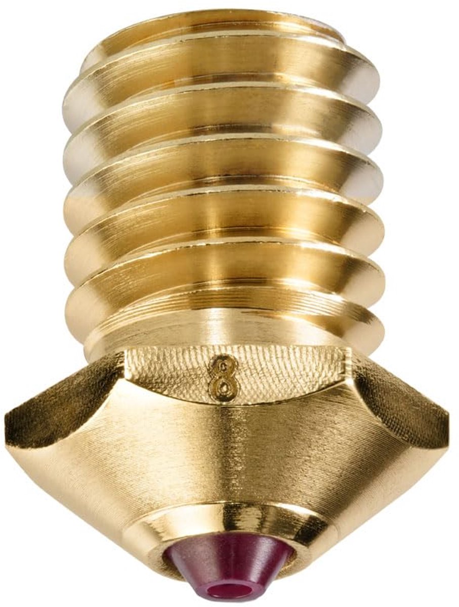 0,8 mm voor Flashforge Adventurer 5M / 5M Pro 3D-printer, zeer hard, slijtvast voor nauwkeurige additieve productie