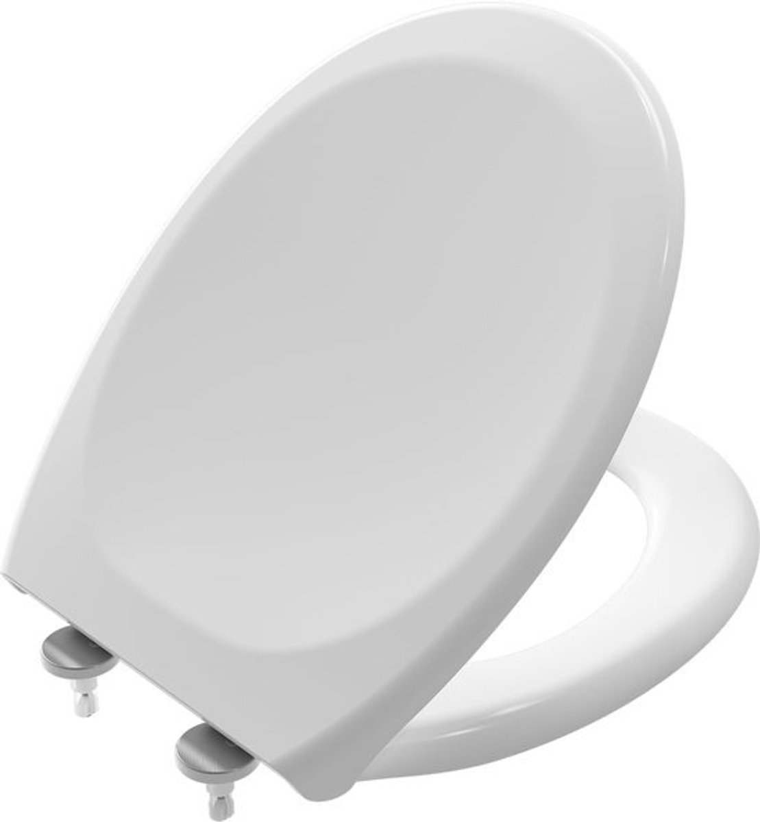 WC-bril met Softclose & Snelsluiting - Onbreekbaar PP - Ergonomisch & Standaard - Wit