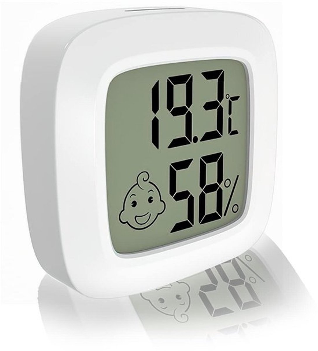 Digitale mini-thermometer met hygrometer voor binnen - Temperatuur en luchtvochtigheid meten
