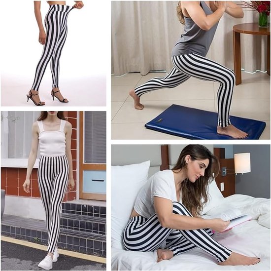 High Waist Yoga Leggings voor Dames, Strakke Sportbroek met Elastische Tailleband, Ideaal voor Hardlopen, Fitness en Yoga Activiteiten — afbeelding 5