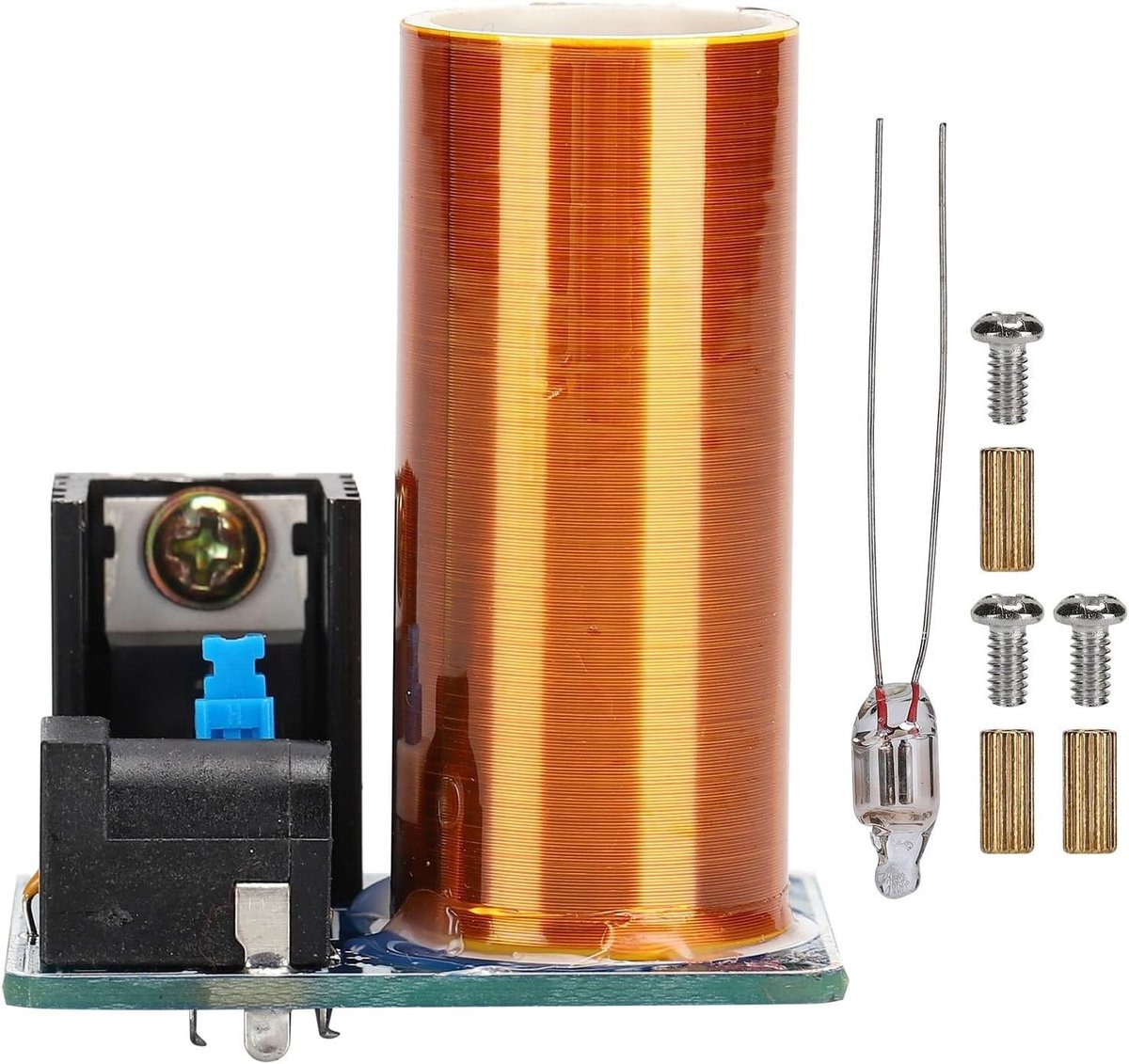 Mini Coil Kit Module voor DIY Elektronica, Plasma Speaker Kit voor Fluorescentie Spectroscopie en Magische Props, Geschikt voor Hobbyisten en Onderwijs