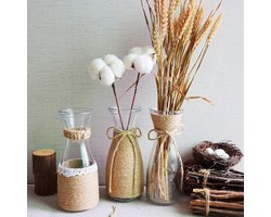 Natuurlijk jute touw 3 mm 200 m voor tuinieren decoratie - Hilpaty