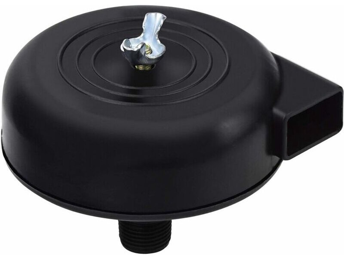 3/8-inch geluidsarm luchtfilter geschikt voor compressoren – Vermindert geluidsoverlast – Blokkeert stof en vocht – Eenvoudig te installeren