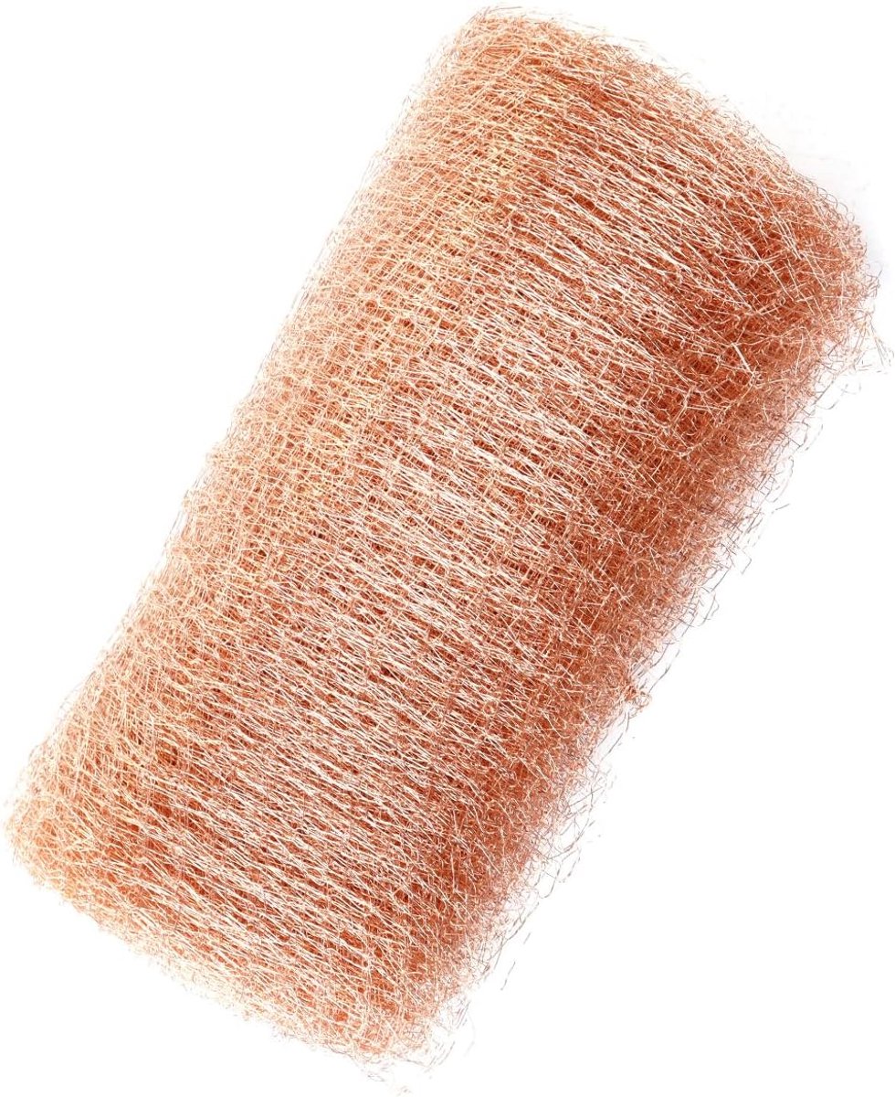 Gaas op rol 127 mm x 3 m, koperdraadgaas, knaagdierbestrijding, rattenwerend, voor slakken, ratten, vleermuizen, vogels, insecten, slakkenwerend