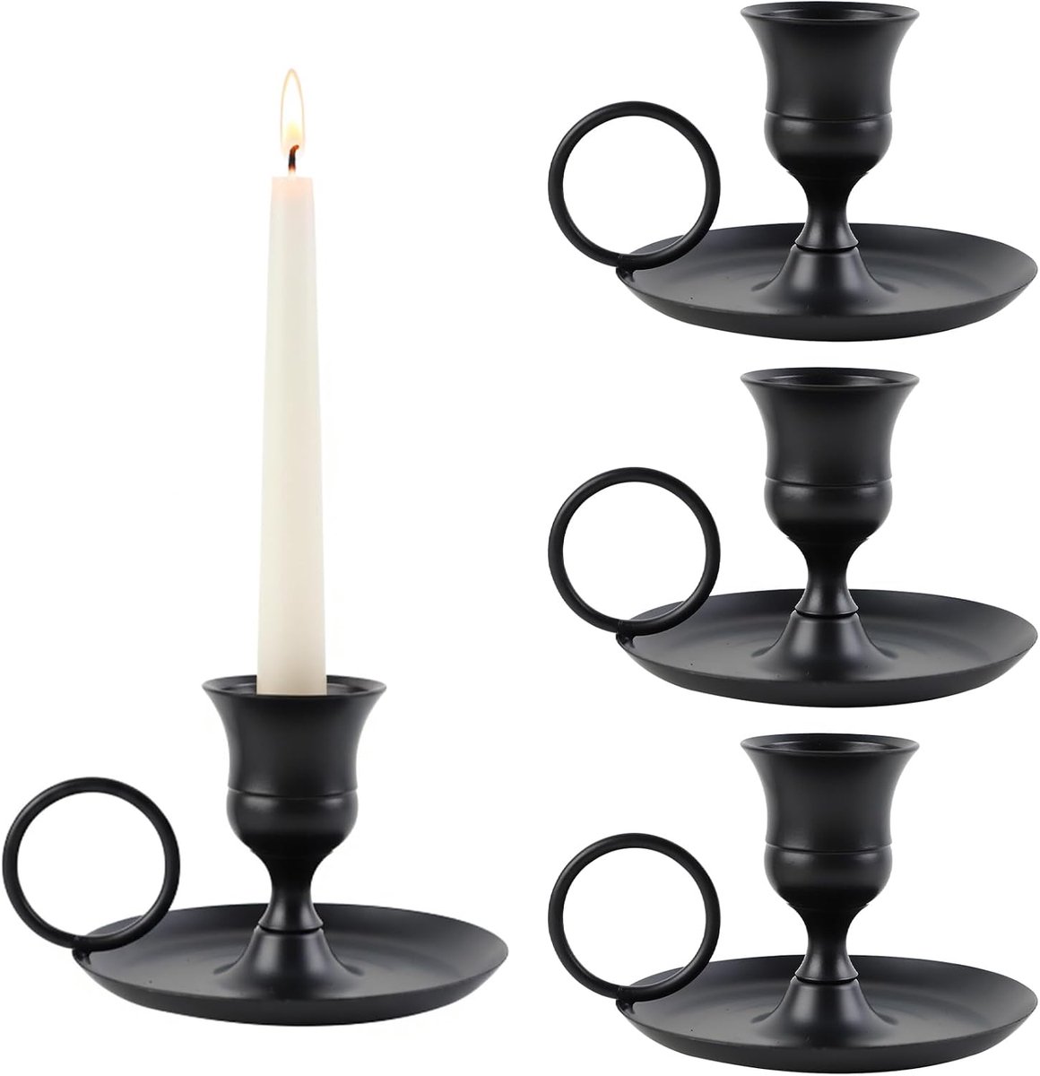 4 stuks kandelaars, kandelaars, kerstkaarsenstandaard, rok, wijnglazen cancle deur, voor staafkaarsen 1-2 cm, gouden steel, Kerstmis, feest, eettafel (mat)