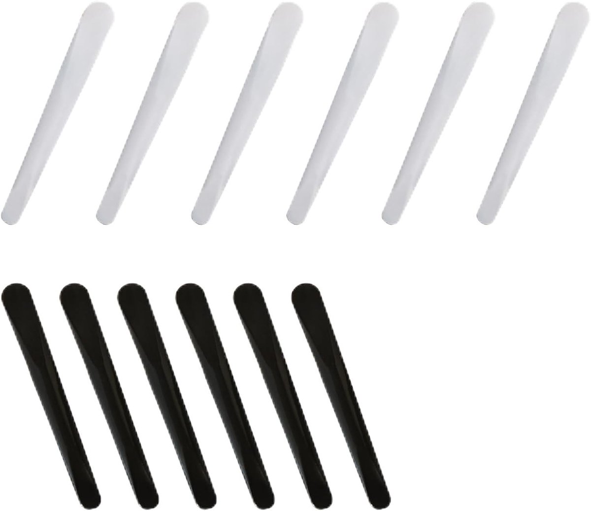 Cosmetische spatula's voor het mengen en testen van crèmes, lotions en make-up - 100 stuks plastic spatula's