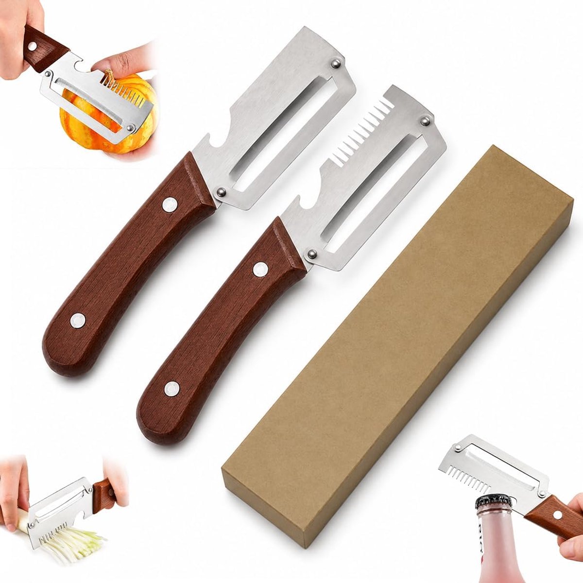 Schillers, Met Comfortabel En Antislip Ergonomisch Handvat, Praktische Keukengereedschappen