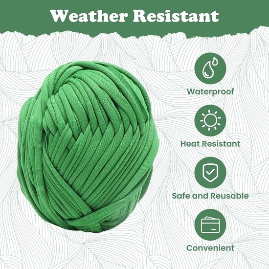 30 Meter Groene Tuinbinders - Elastische Knoopjes voor Planten, Klimplanten en Groenten, Ideaal voor Bomen en Tuinondersteuning — afbeelding 2