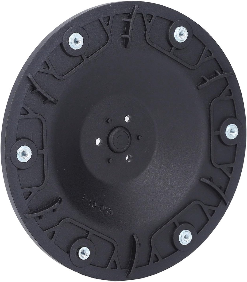 Grasmaaier Schijf, 150,3mm Diameter, 27,2mm Dikte, Nylon, 6 Openingen M4 Draad, Compatibel met Landoid M500 M700 M1000