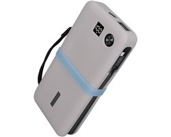 kwmobile Siliconen powerbank hoes voor Anker Powerbank 20000mAh 87W Max case - battery case - Powerbank beschermhoes in grijs