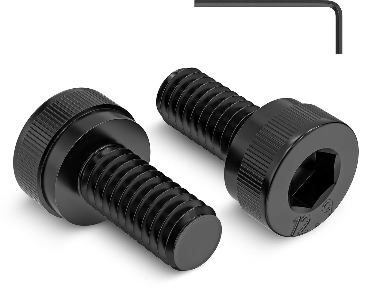 120 stuks M2 x 6 mm schroeven, cilinderschroeven met binnenzeskant