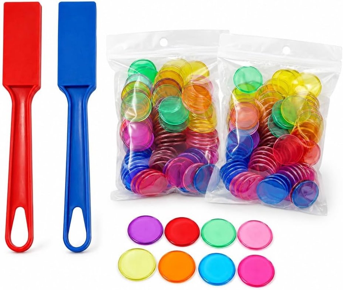 Bingo magneetstokjes voor spelletjes, 200 stuks, ideaal voor groepen en evenementen