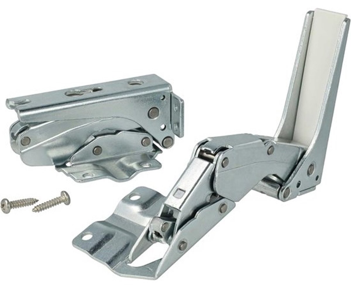 Koelkast Scharnier - Deur Scharnier - Koelkast Reparatie - Set van 2 Stuks - 9.5x5x4 cm - Zilver