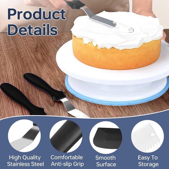 3 stuks deegschraper siliconen set met oliekwast, 3 roestvrij stalen hoekpaletten voor crème, hittebestendige siliconen spatel, keuken met 3 witte deegkaarten, kooklepels siliconen voor spread boter — afbeelding 5