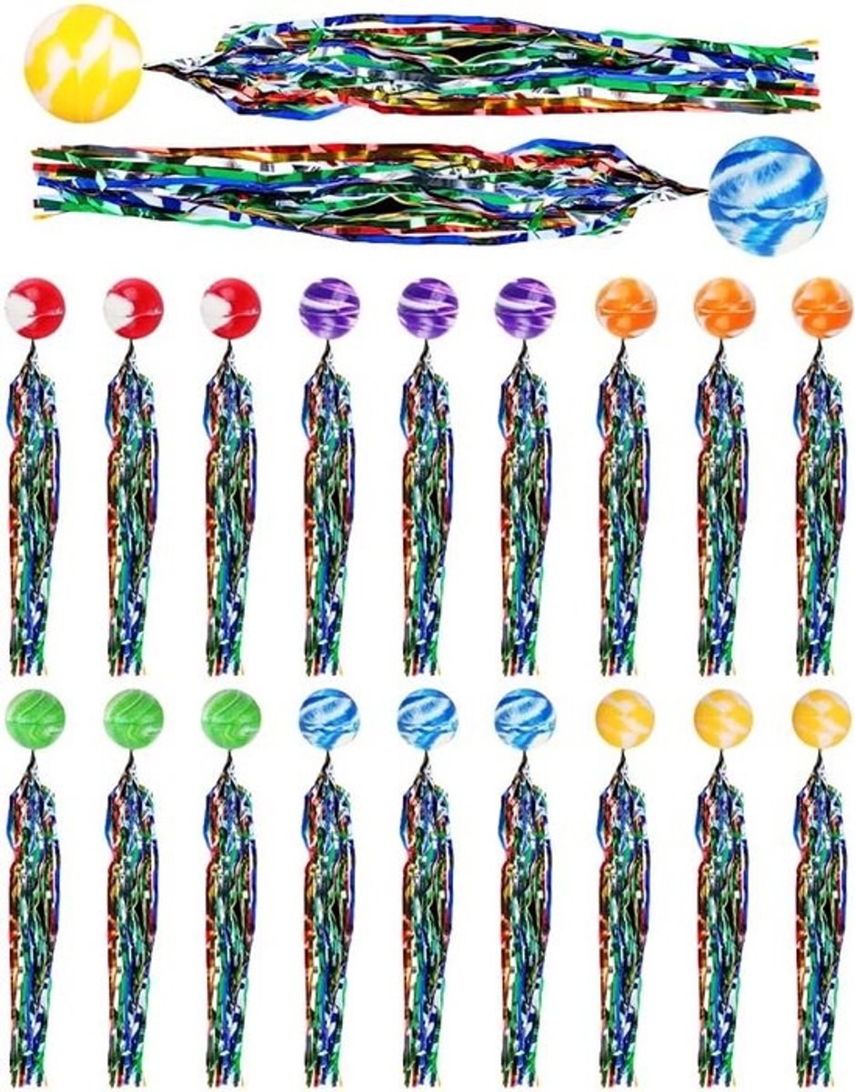 20 Stuks Kleurrijke Stuiterballen 25mm - Mini Rubberen Stuiterballen voor Kinderen