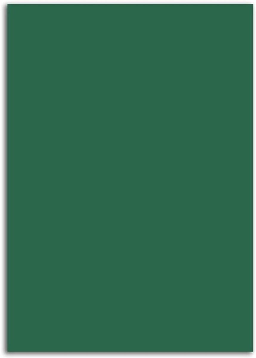Papier Vellen - Knutselpapier Gekleurd - Creatief Knutselen - Volledig Door Gekleurd - 300 A4 Vellen - Donkergroen