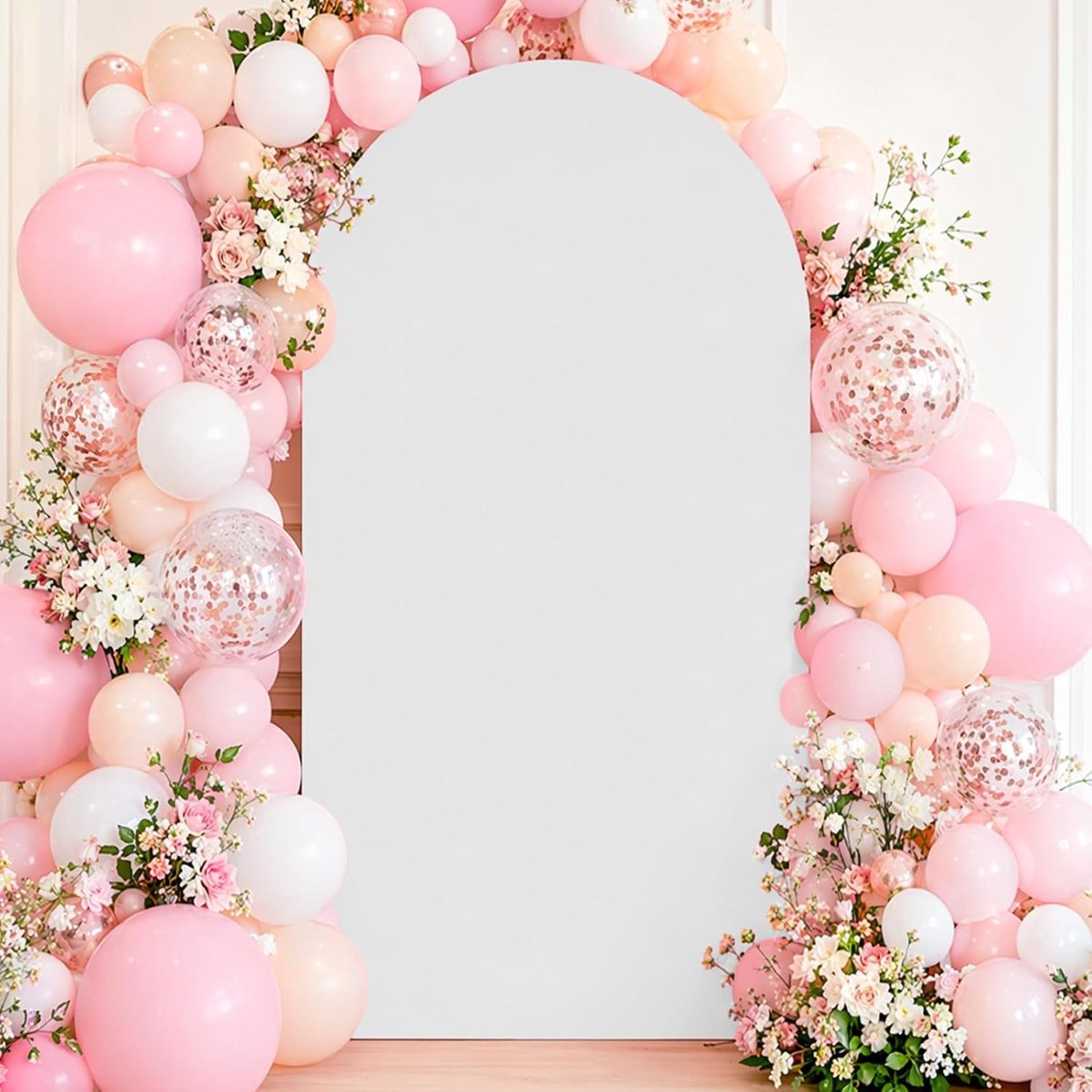 dubbelzijdige bruiloftsboogafdekking, achtergrondafdekking, fotografie, boogafdekking voor bruiloft, verjaardag, ceremonie, feest en banket, decoratie