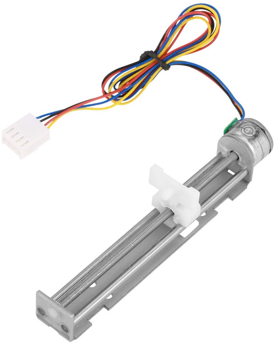 Schrittmotor, DC 12V Schrittmotor mit Linearem Schraubenmutter Schieber für DIY-Lasergravurmaschine