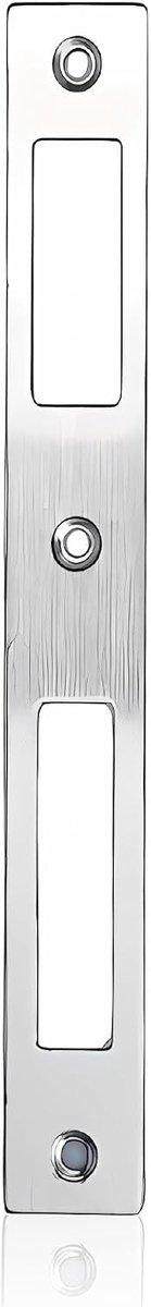 Deurstopper van roestvrij staal, hoeksloten, deurstopper voor deursloten, 1 stuk kamerdeurstopper voor deursloten (172 mm x 22 mm x 1,1 mm), deurstopper