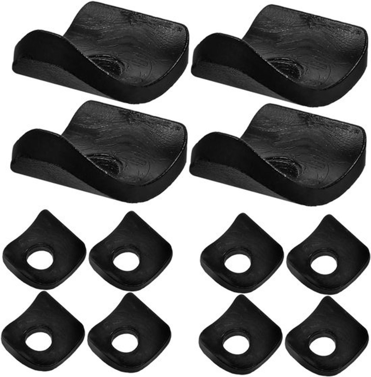 Zadelpenklemring Set - Fiets Onderdelen - Fietsen Onderhouden - Snelontgrendelingsontwerp - 12 Stuks - Zwart